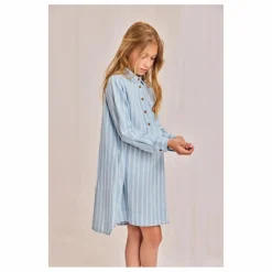 Best AO76 Robe Hedy Lyocell | Bleu ciel