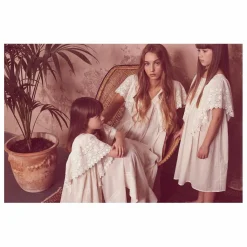 Faune Robe Hibiscus | Ecru Hot