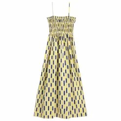 Outlet Bobo Choses Robe Imprimée Coton Bio - Collection Femme | Jaune