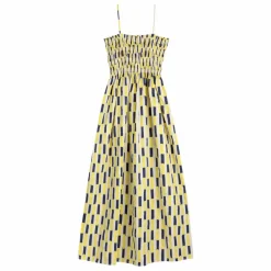 Outlet Bobo Choses Robe Imprimée Coton Bio - Collection Femme | Jaune