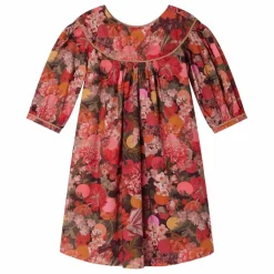 Bonpoint Robe Josianne Liberty Coton Bio | Rose Online