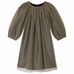 Enfant Bonpoint Robe Juste Tulle Flocke |