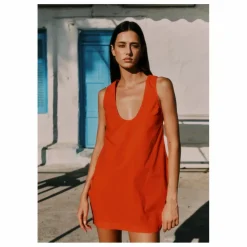 Online Vanessa Sposi Robe La Popeline Mini | Rouge