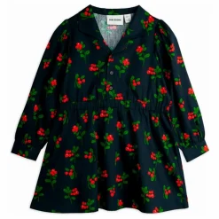 Hot Mini Rodini Robe Lingonberries Coton Bio | Noir