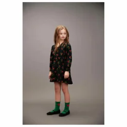 Hot Mini Rodini Robe Lingonberries Coton Bio | Noir