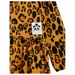 Mini Rodini Robe Léopard | Marron Hot