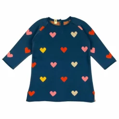 Best Bayiri Robe Lovely Rainbow Coton Bio | Bleu marine