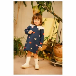 Best Bayiri Robe Lovely Rainbow Coton Bio | Bleu marine