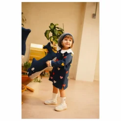 Best Bayiri Robe Lovely Rainbow Coton Bio | Bleu marine