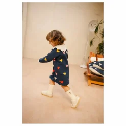 Best Bayiri Robe Lovely Rainbow Coton Bio | Bleu marine