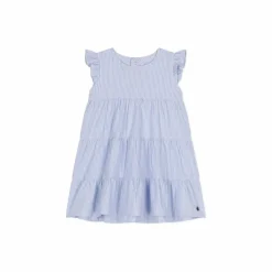 Petit Bateau Robe Mence Popeline | Bleu Sale