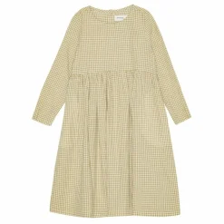brunobruno nation Robe Midi Vita Carreaux Coton Bio | Beige Outlet