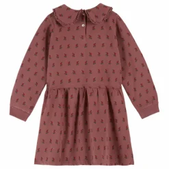 Best Emile et Ida Robe Molleton Fleurie Coton Bio | Violine