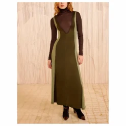 Ulla Johnson Robe Nahla | Vert kaki Sale