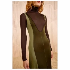 Ulla Johnson Robe Nahla | Vert kaki Sale