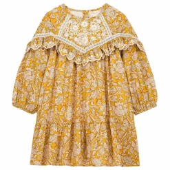 New Louise Misha Robe Orana Fleurie Coton Bio | Miel