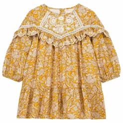 New Louise Misha Robe Orana Fleurie Coton Bio | Miel