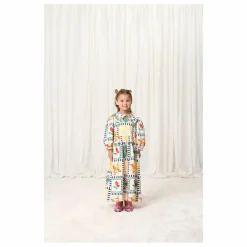 Maison Mangostan Robe Patchwork | Jaune