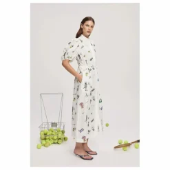 Alémais Robe Play Brodée Lin | Crème