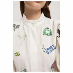 Alémais Robe Play Brodée Lin | Crème