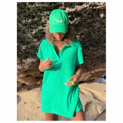 Araminta James Robe Polo Terry | Vert Discount