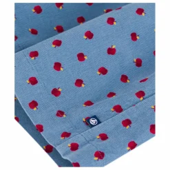 Petit Bateau Robe Pommes Velours Côtelé | Bleu Outlet