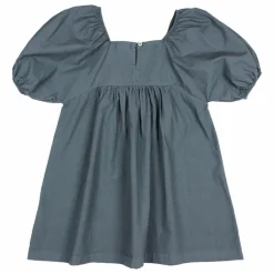 Hot Búho Robe Popeline Coton Bio | Bleu nuit