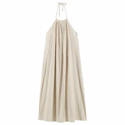 Online Leon & Harper Robe Ramik Rayures Coton Bio | Ecru