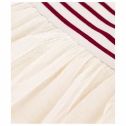 Enfant Petit Bateau Robes, Combinaisons|Robe Rayée Tulle |