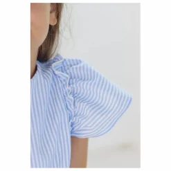 Tartine et Chocolat Robe Rayée Volants | Bleu Online