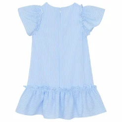 Tartine et Chocolat Robe Rayée Volants | Bleu Online