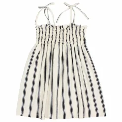 Enfant Búho Robe Rayures Coton Bio |