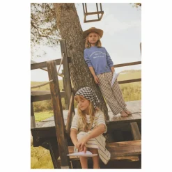 Tocoto Vintage Robe Rayures Eponge | Ecru Outlet