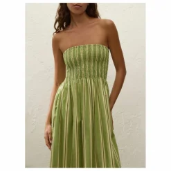 Faithfull the Brand Robe Rayures Jamie | Vert New