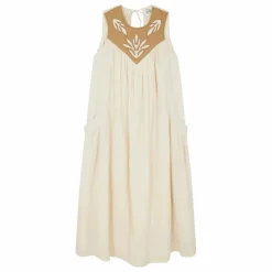 Leon & Harper Robe Robeen Paros Coton Bio | Blanc cassé Best