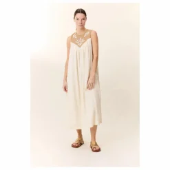 Leon & Harper Robe Robeen Paros Coton Bio | Blanc cassé Best