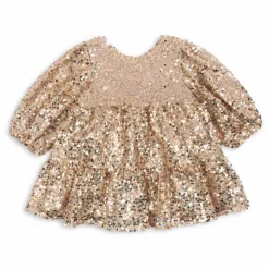 Enfant Konges Sløjd Robes, Combinaisons|Robes|Robe Sequins Lila |