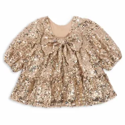 Enfant Konges Sløjd Robes, Combinaisons|Robes|Robe Sequins Lila |