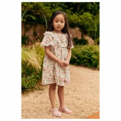 Louise Misha Robe Siloe Coton Bio | Crème