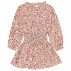 Clearance Búho Robe Smockée Volants | Bordeaux