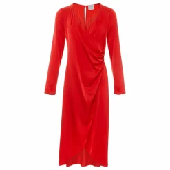 Femme Forte Forte Robes, Combinaisons|Robe Stretch Satin de Soie |
