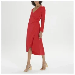 Femme Forte Forte Robes, Combinaisons|Robe Stretch Satin de Soie |