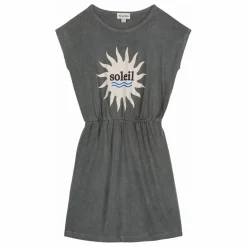 Hot We Are Kids Robe Suzy Coton Bio | Gris anthracite