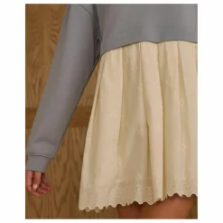 Rylee + Cru Robe Sweat | Bleu gris Sale