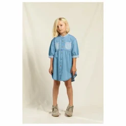 Online Finger in the nose Robe Swing Denim | Bleu