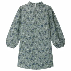 Hot Bonpoint Robe Topaz Liberty Velours Milleraies | Bleu