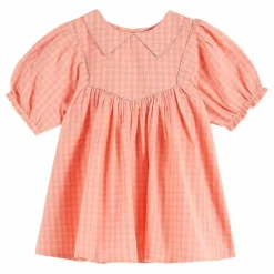 Emile et Ida Robe Vichy Pivoine | Rose pêche Outlet