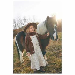 Enfant Búho Robe Volants Gaze de Coton Bio |