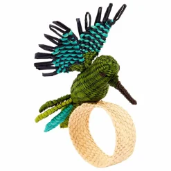 Coro Cora Rond de serviette Colibris | Vert
