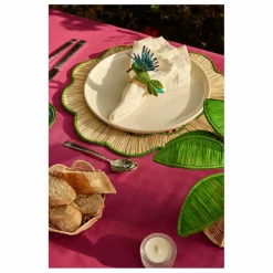 Coro Cora Rond de serviette Colibris | Vert